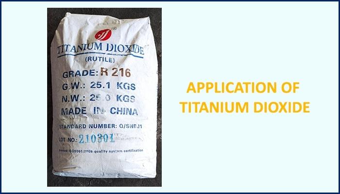  APPLICATIONS OF TITANIUM DIOXIDE