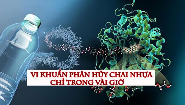 VI KHUẨN PHÂN HỦY CHAI NHỰA CHỈ TRONG VÀI GIỜ