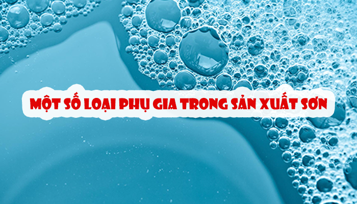  PAINT ADDITIVES IN COATING PRODUCTION