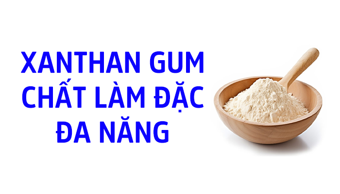 PHỤ GIA XANTHAN GUM - CHẤT LÀM ĐẶC ĐA NĂNG