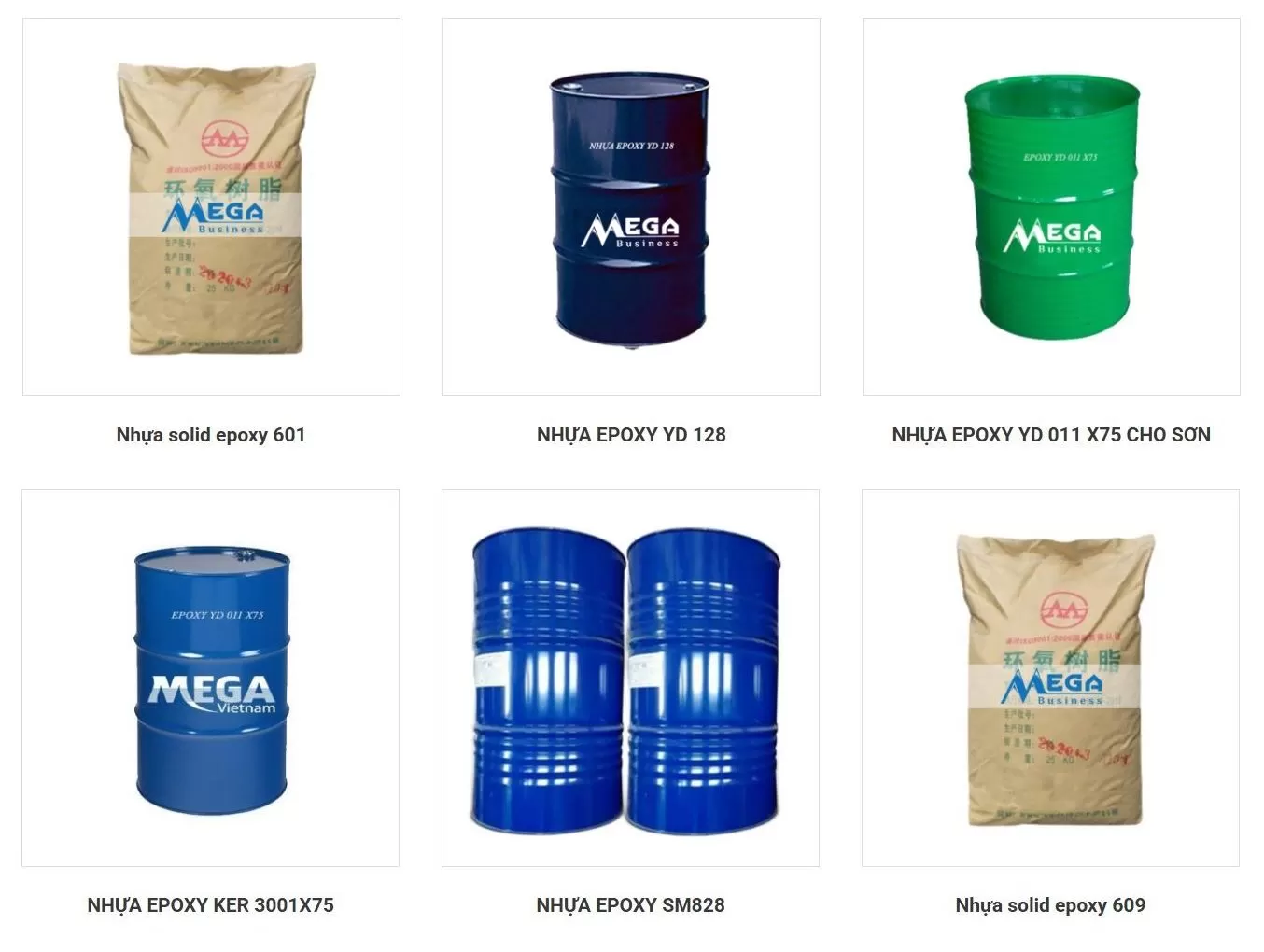 NHỰA EPOXY – CẬP NHẬT DANH MỤC NHỰA EPOXY TẠI MEGA VIỆT NAM
