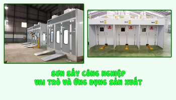 SƠN SẤY CÔNG NGHIỆP VAI TRÒ VÀ ỨNG DỤNG SẢN XUẤT