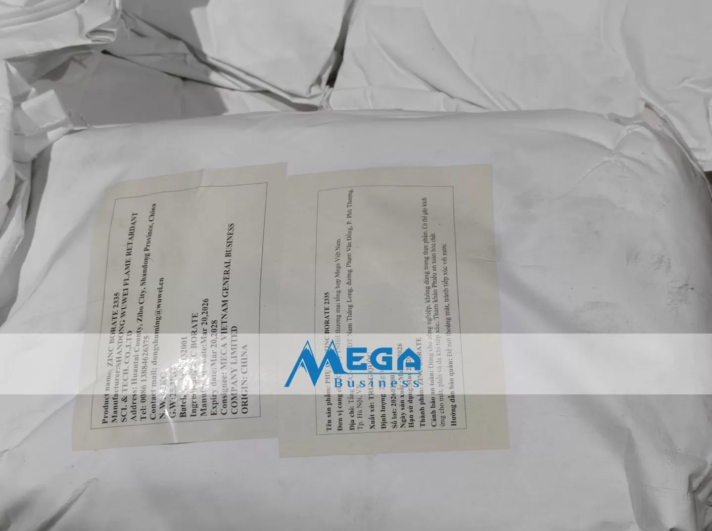 ZINC BORATE CHỐNG CHÁY