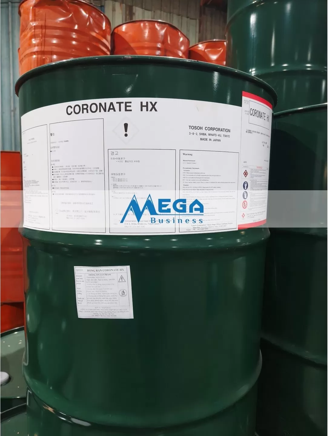 ĐÓNG RẮN ISOCYANATE CORONATE HX