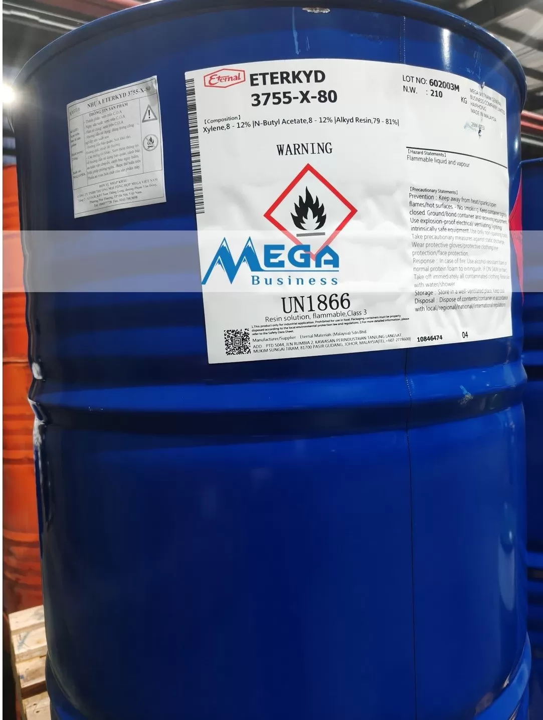 NHỰA ALKYD TỔNG HỢP ETERKYD 3755-X-80 CHO SƠN