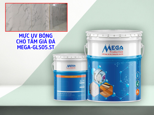 Mực UV bóng cho tấm giả đá MEGA-GLS05.ST