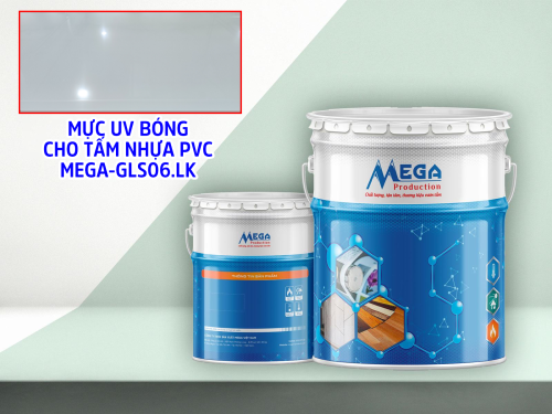 Mực UV bóng cho tấm nhựa PVC MEGA-GLS06.LK