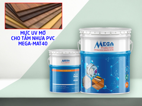 Mực UV mờ cho tấm nhựa PVC MEGA-MAT40