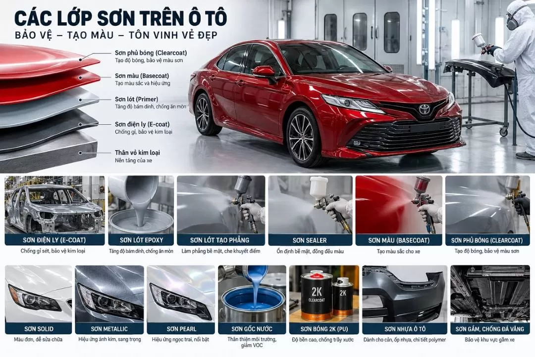 THE MOST POPULAR TYPES OF SPECIALIZED AUTOMOBILE PAINT TODAY